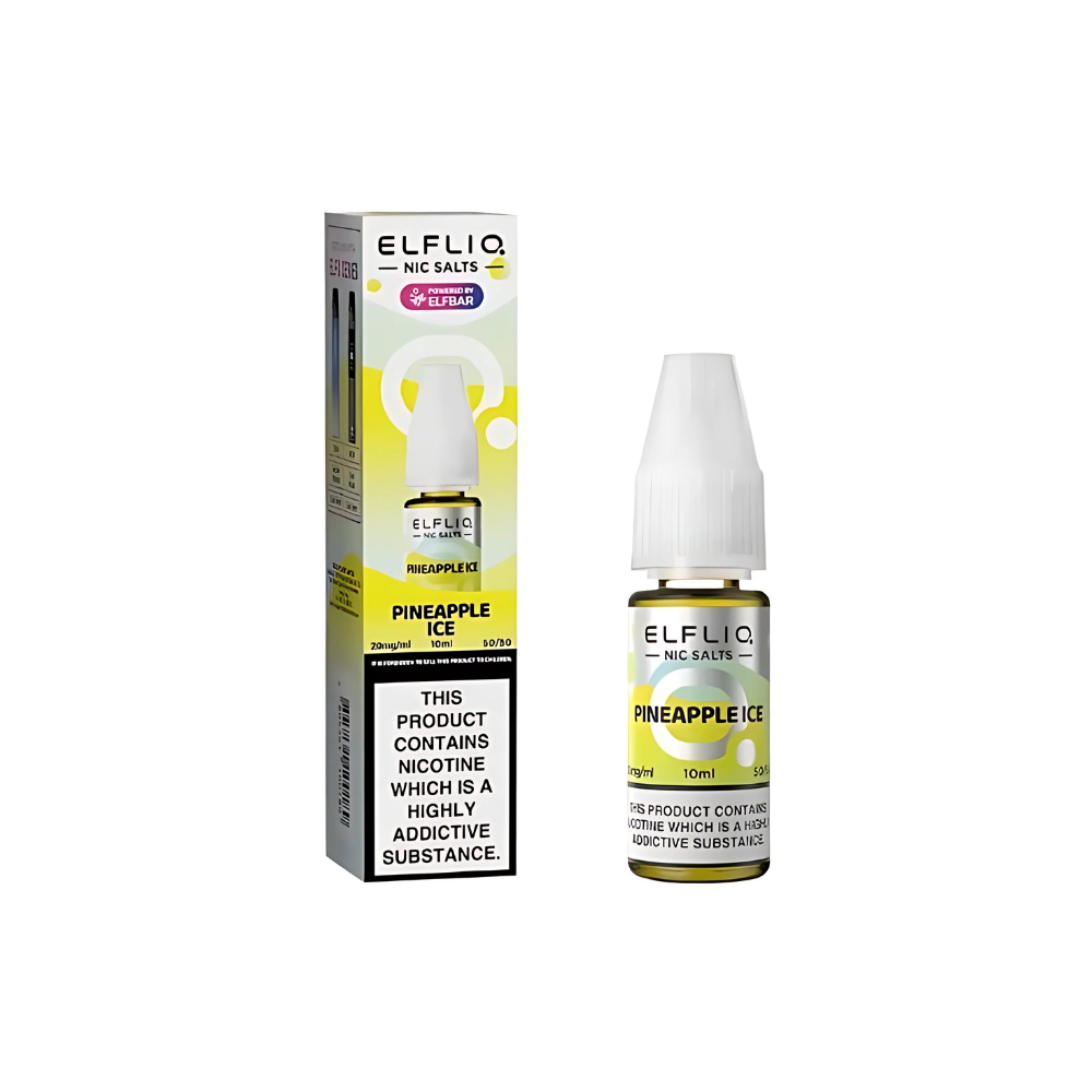 Elf Bar Elf Liq 10ml Nic Salt, Pineapple Ice