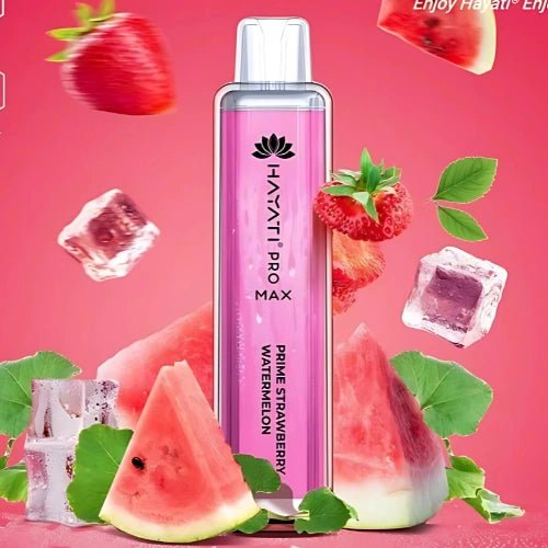 Hayati-The Crystal Pro Max 4000 Disposable Vape Device  Pack Of 5, Prime Strawberry Watermelon