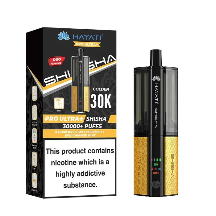 Hayati Pro Ultra Plus Shisha 30K Prefilled Pod Kit - £10.99 or 3 For £30