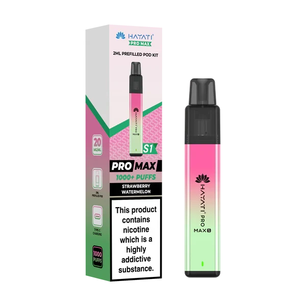 Hayati Pro Max S1 1000+ Puff Pre-Filled Pod Kit - £3.99 or 3 for £10