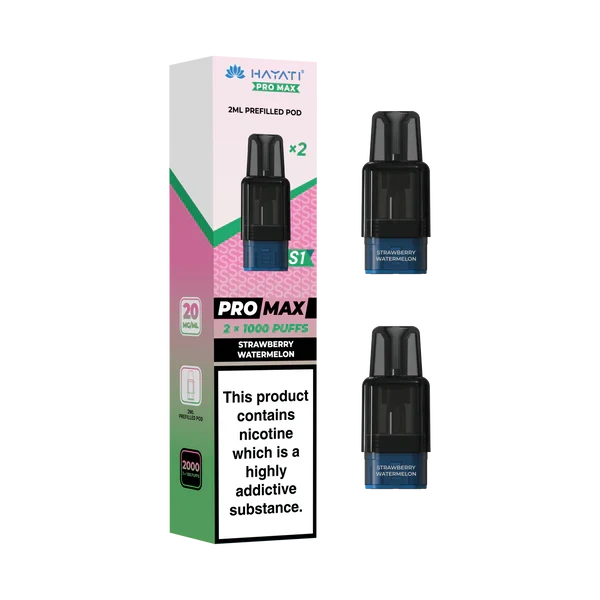 Hayati Pro Max S1 1000+ Prefilled Pods - Pack of 2