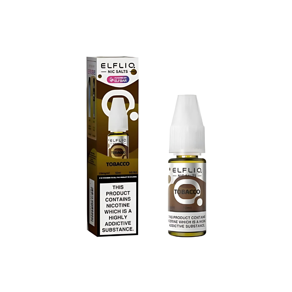 Elf Bar Elf Liq 10ml Nic Salt , Tobacco