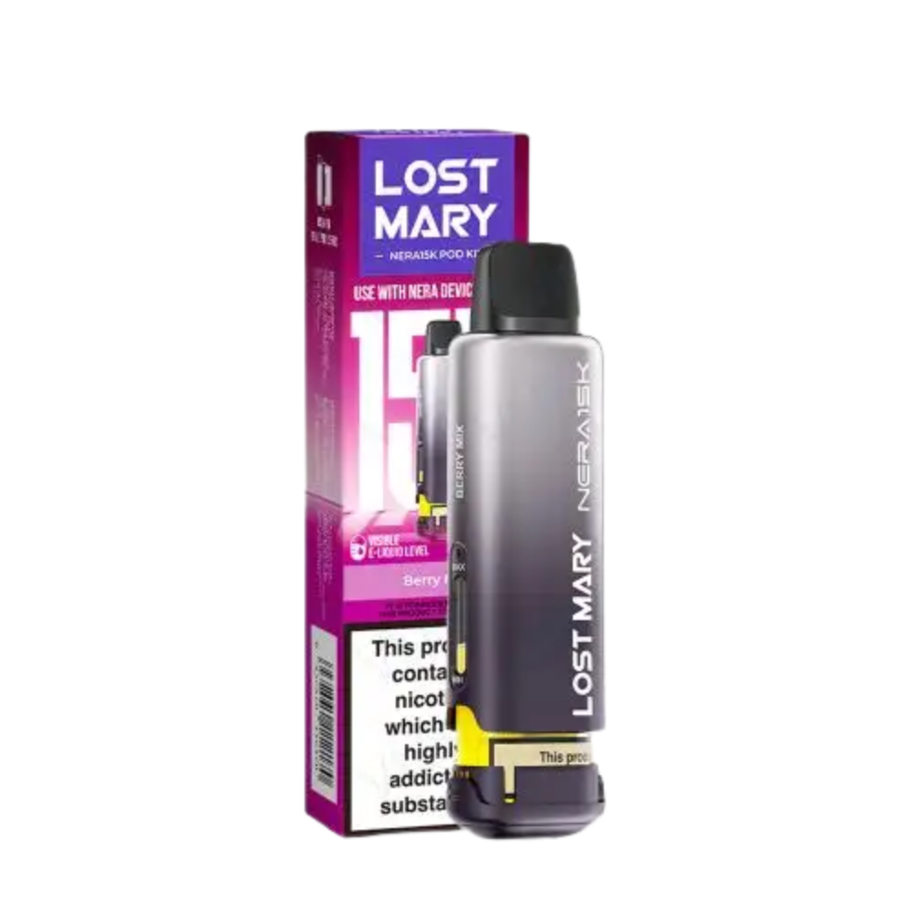  Lost Mary Nera Pod in Berry Mix flavor  a sweet and tangy medley of mixed berries.
