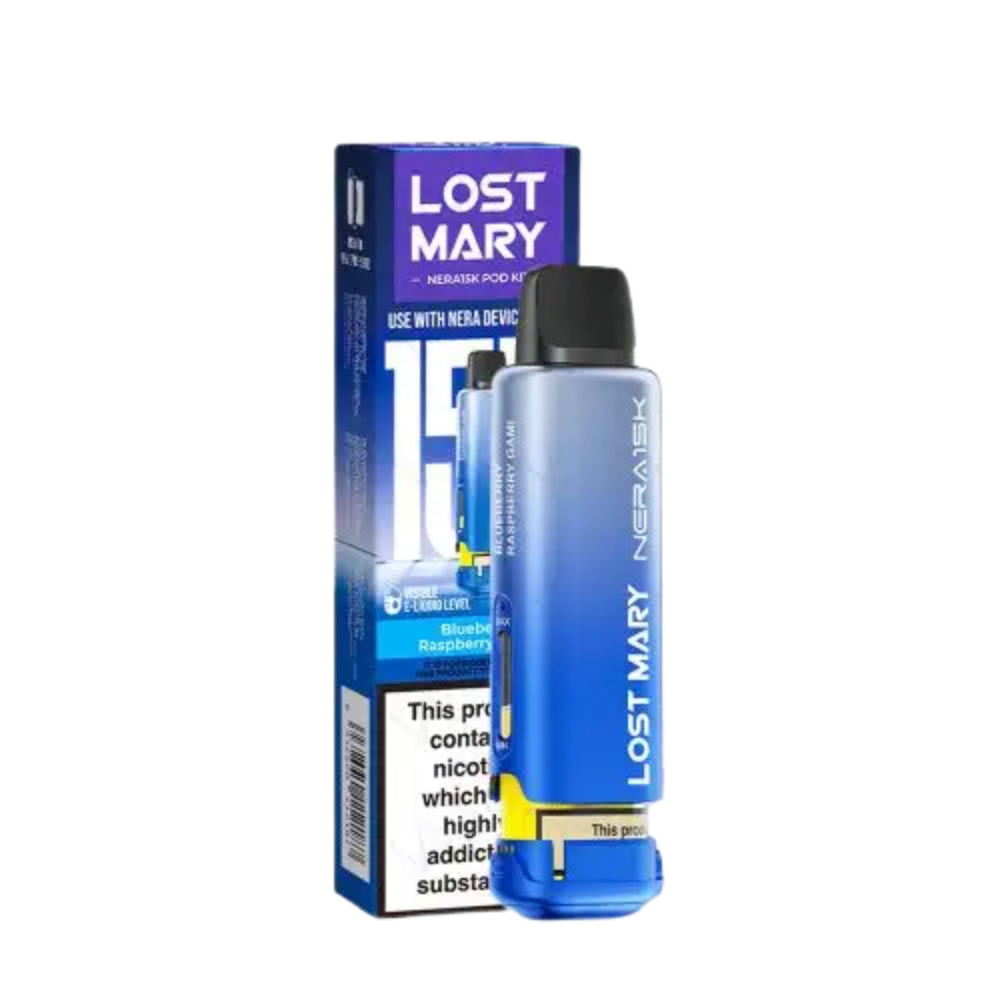 Lost Mary Nera Pod with Blueberry Blackberry  bold dark berries with a fruity punch.