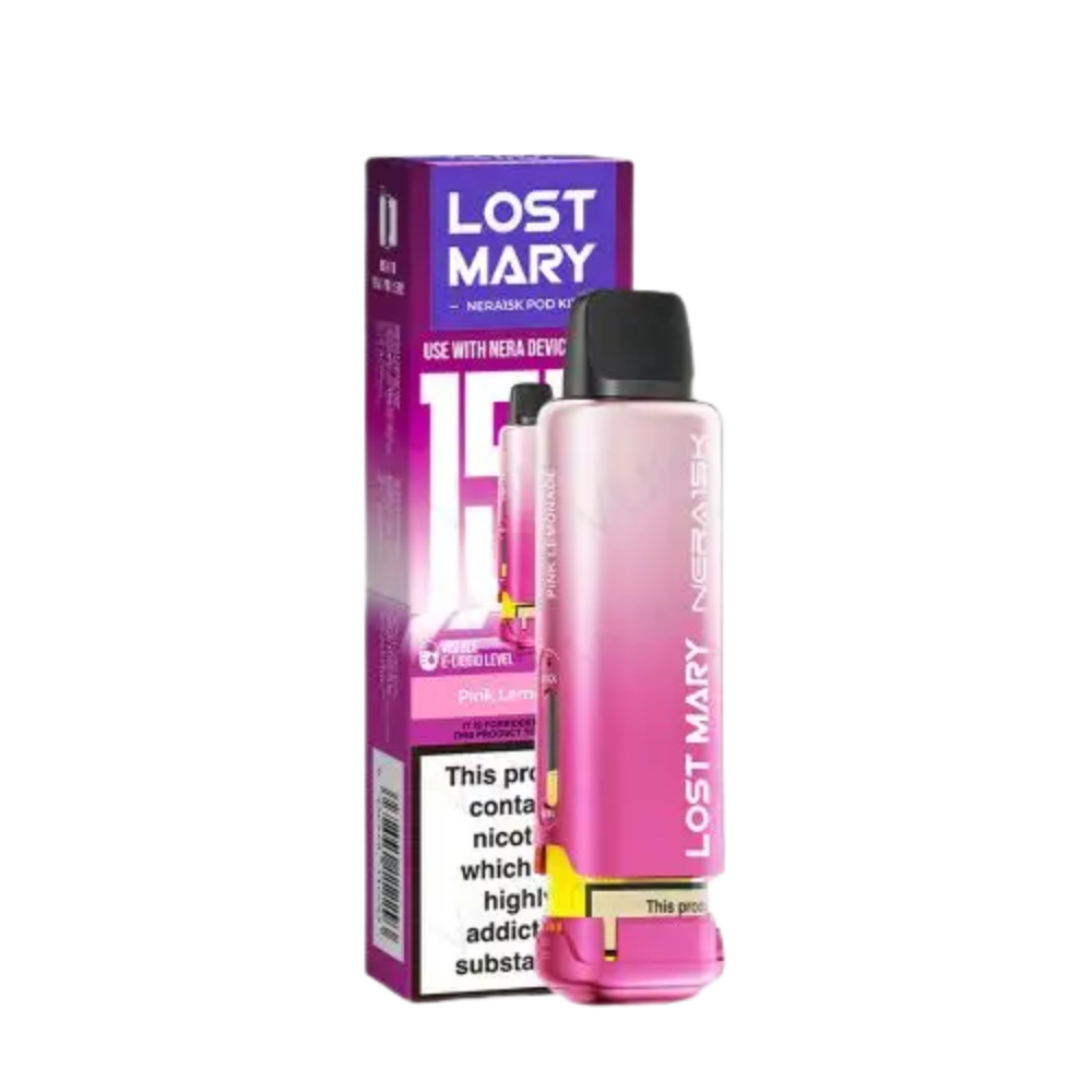  Lost Mary Nera Pod with Pink Lemonade flavor sweet, zesty, and perfectly chilled.