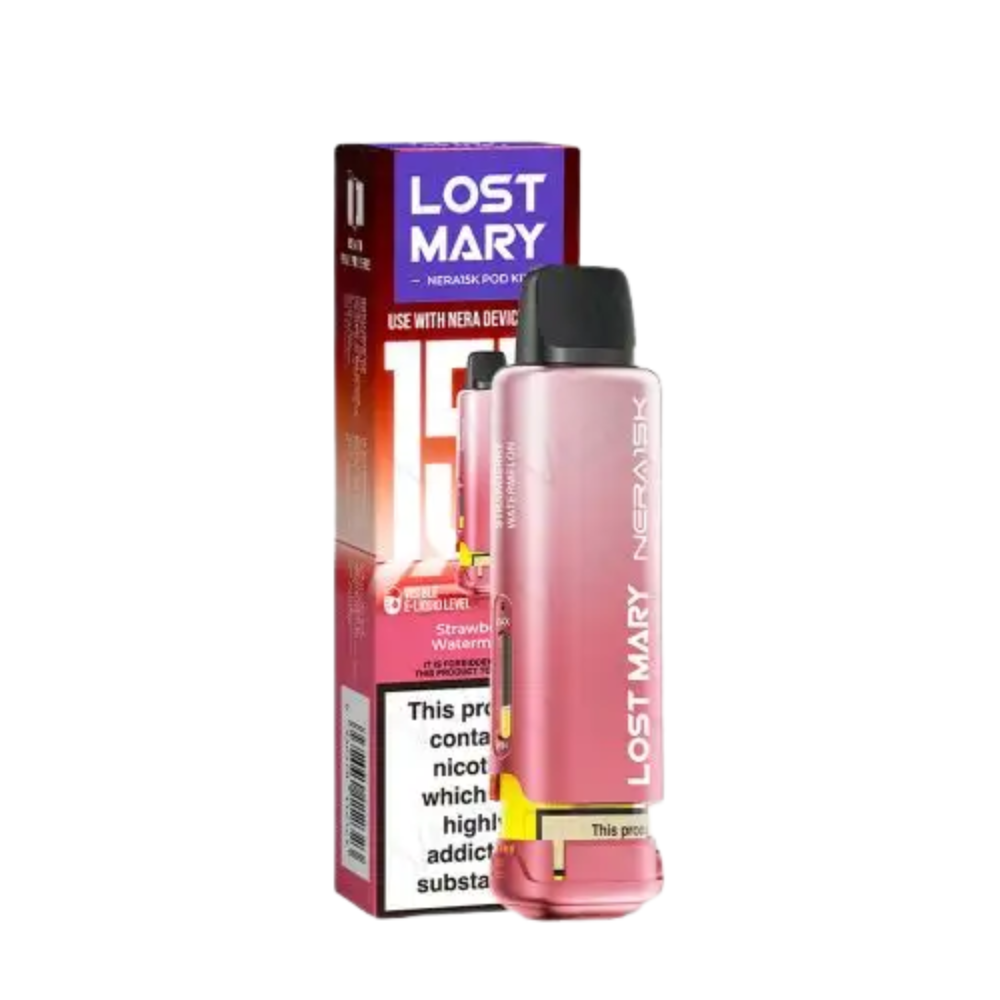  Lost Mary Nera Fullview Pod in Strawberry Watermelon  juicy and sweet fruit combo.
