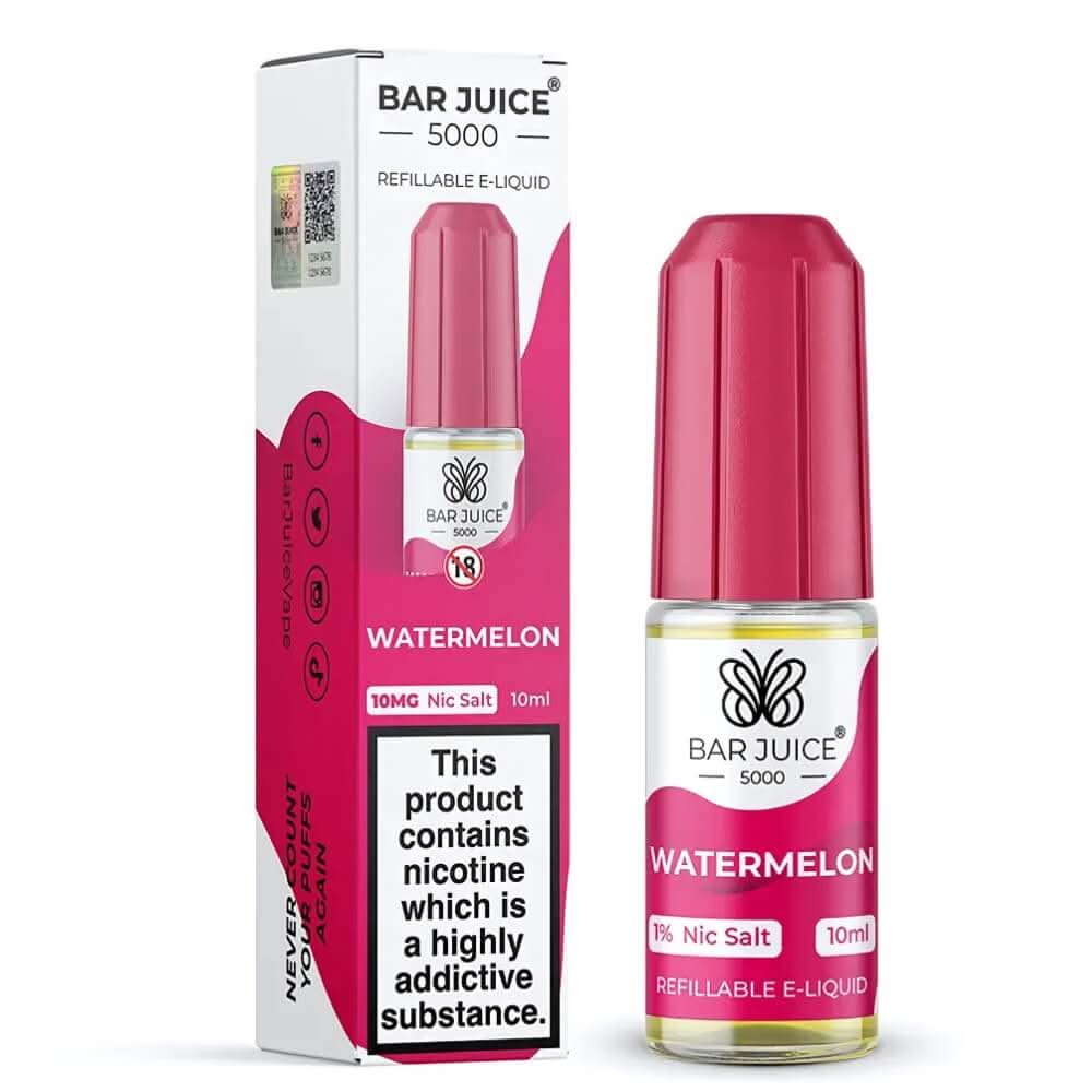 Bar Juice 5000 Nic Salt 10ml , Watermelon
