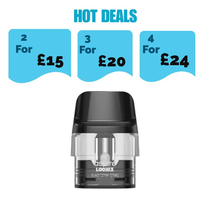 Aspire Loomix Replacement Pods - Pack of 2