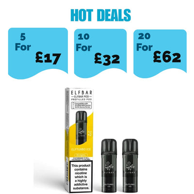 Elf Bar 600 Prefilled Pods Pack of 2