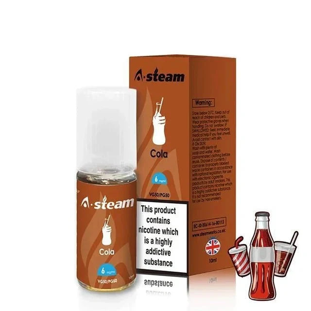 A Steam 10ML Eliquid Box of 10 - VapingSupplier