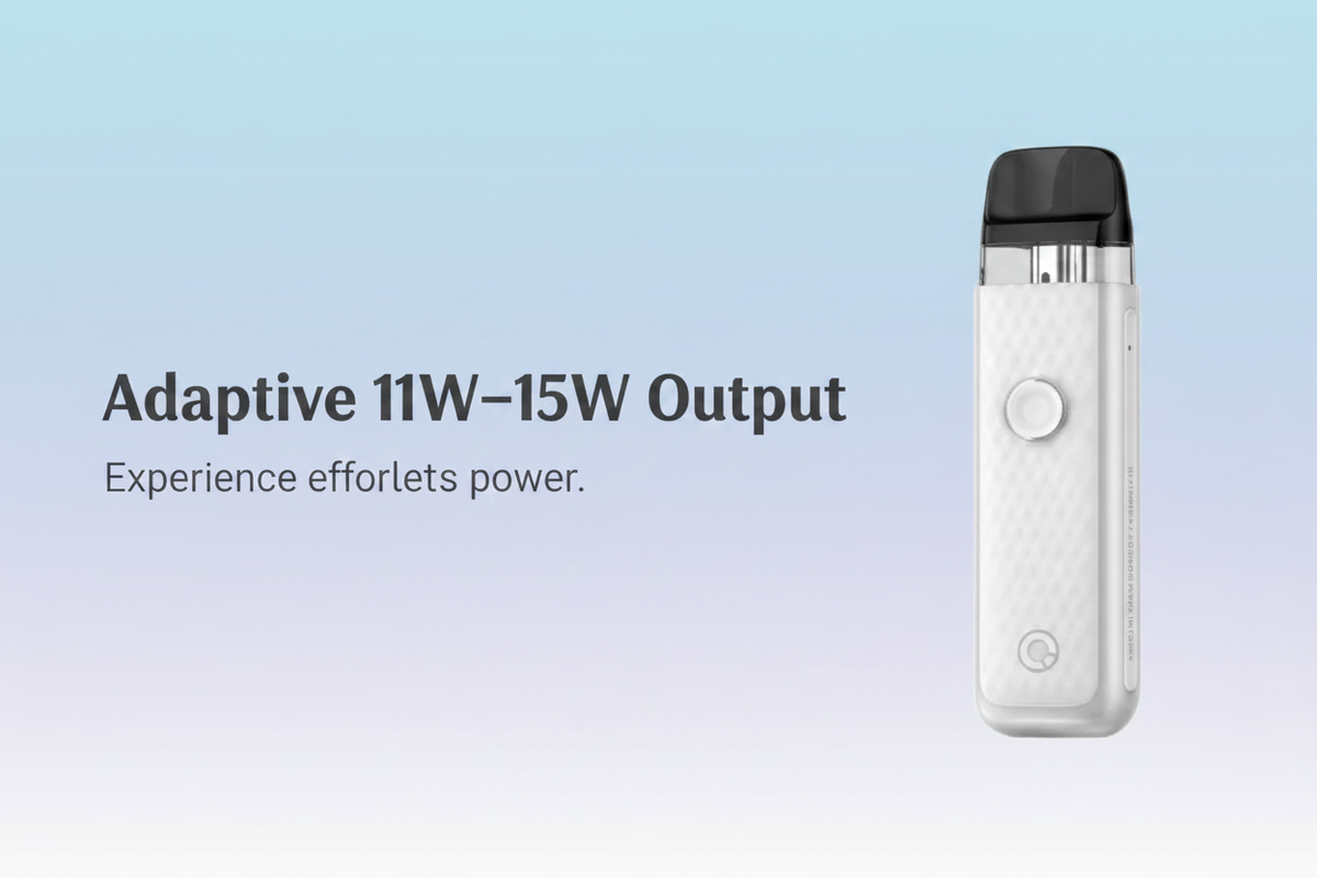 Adaptive 11W–15W Output