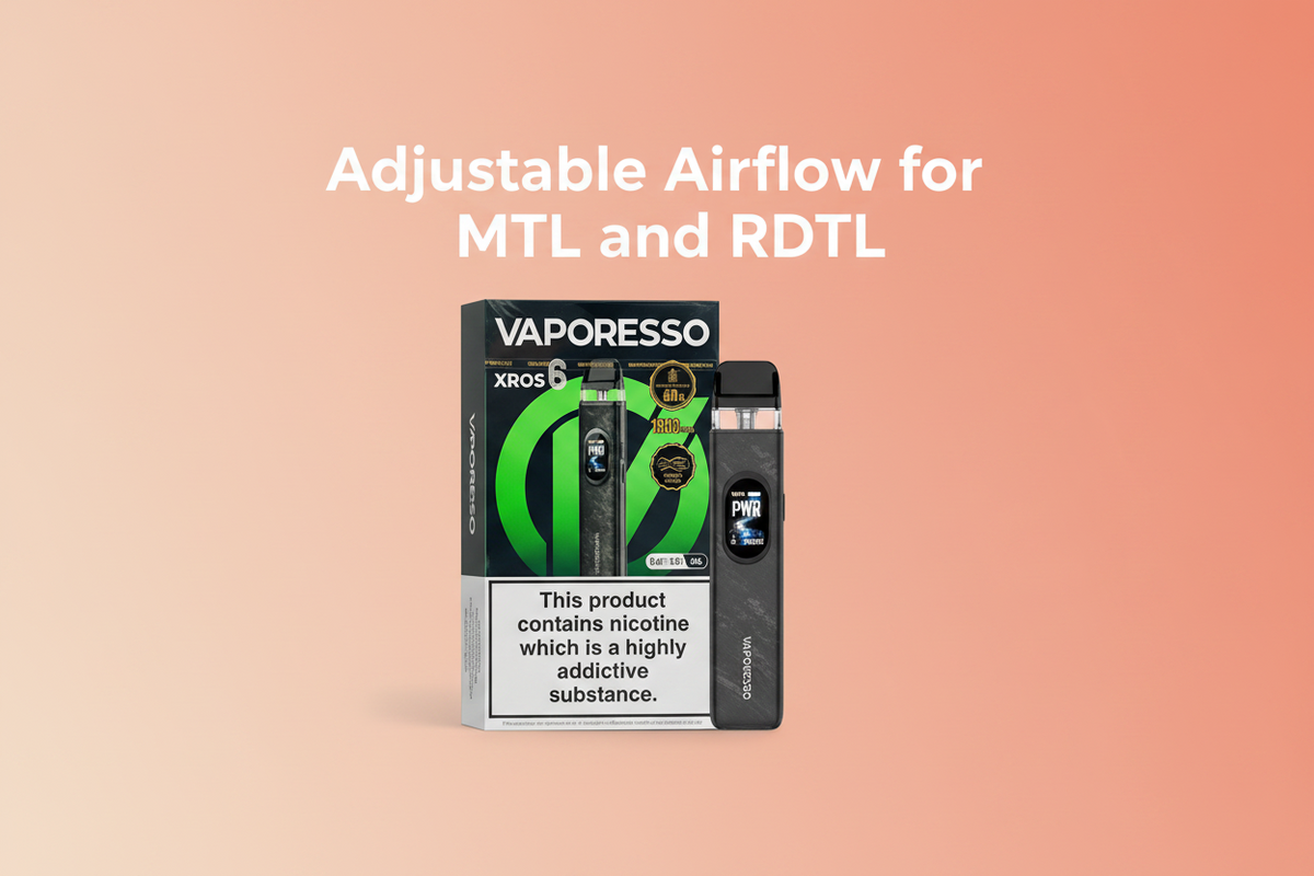Adjustable Airflow for MTL and RDTL