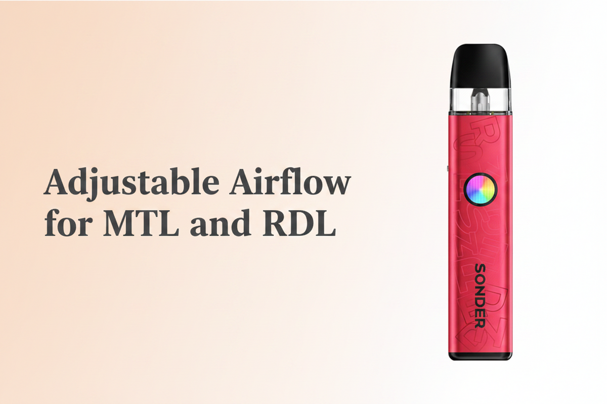 Adjustable Airflow for MTL and RDL
