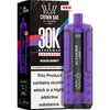 Purple vape device with 'Al Fakher' branding and packaging on a white background