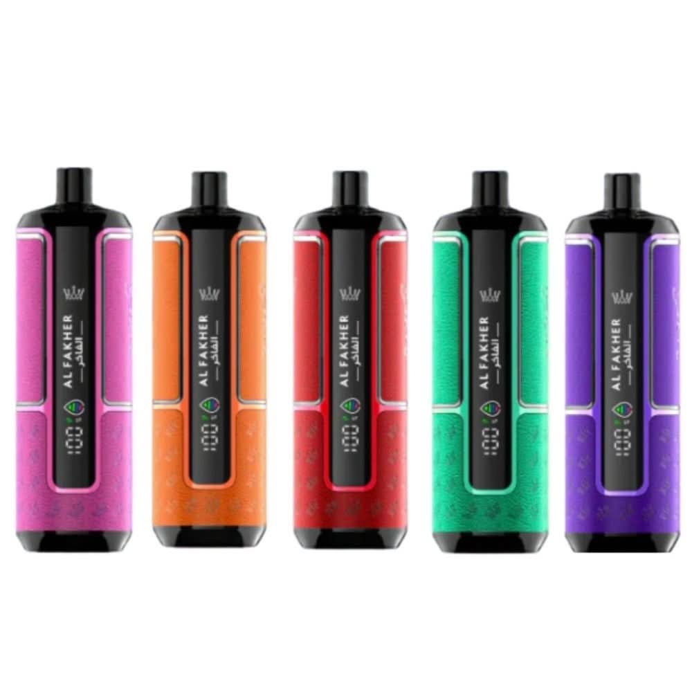 Al Fakher Hypermax 15K Disposable Vape Device, Eliquid Base, Berry Ice