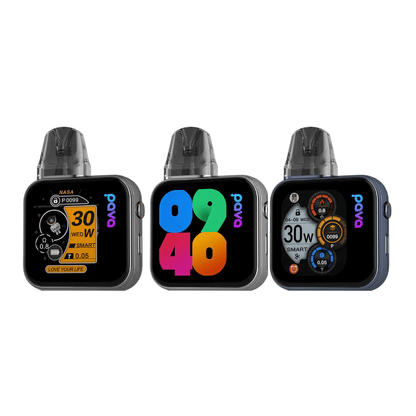 Allo Pava Horiz Ultra Vape Kit - Eliquid Base - Champagne Gold