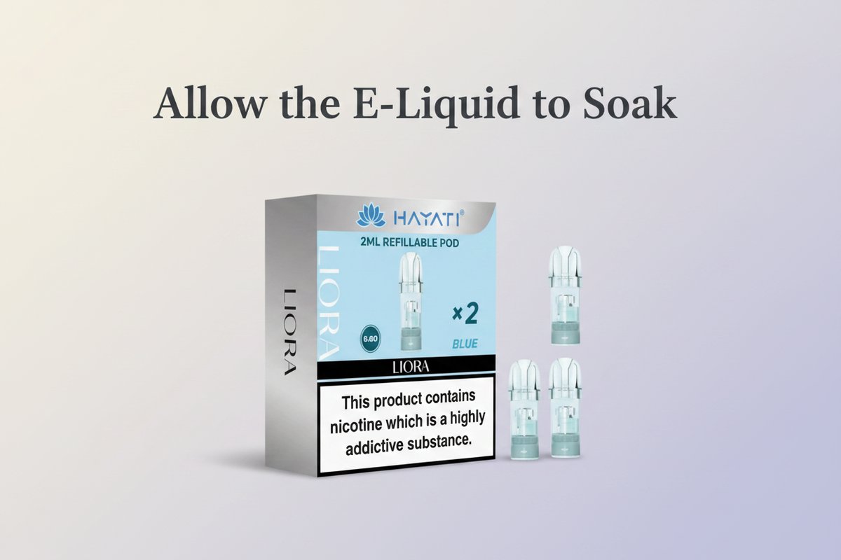 Allow the E-Liquid to Soak