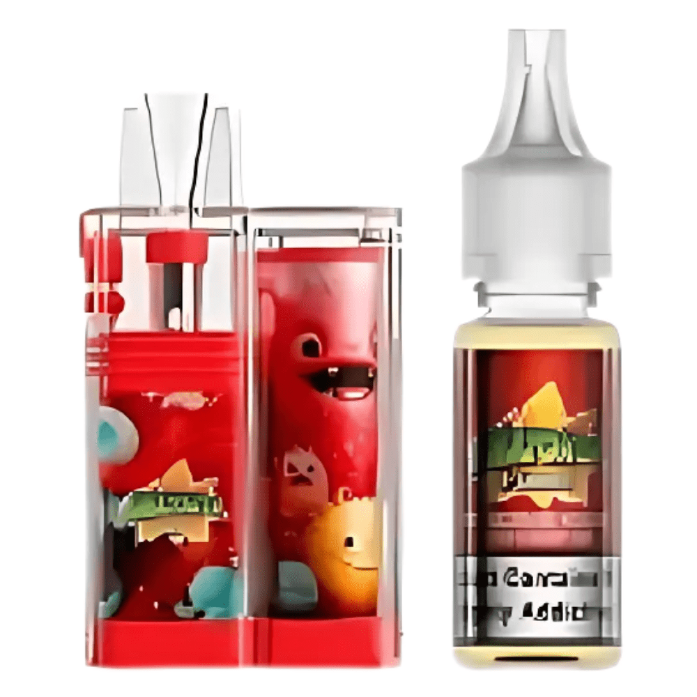 Amazonia Box Refillable Disposable Vape Kit - Eliquid Base - Watermelon Cherry Raspberry ice