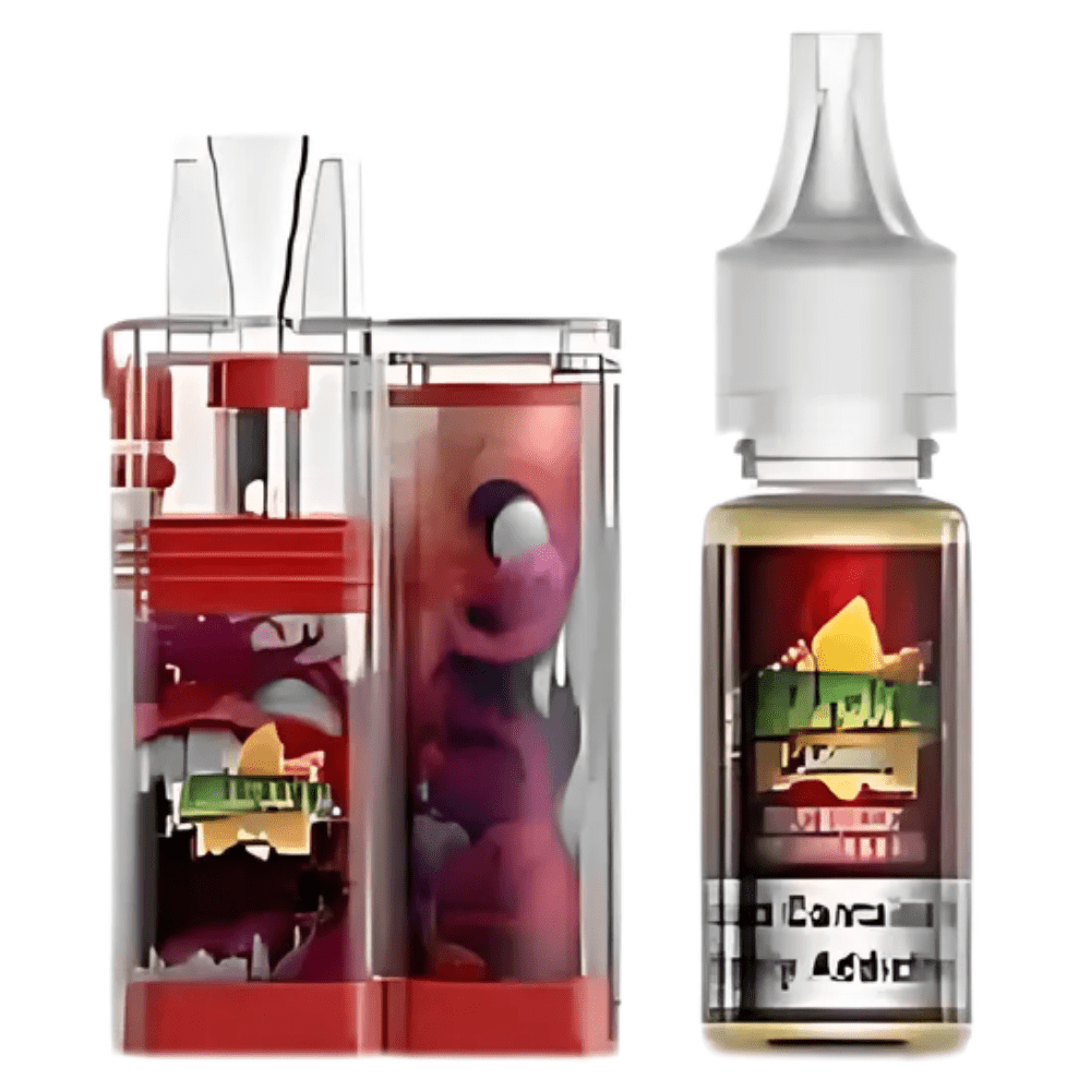 Amazonia Box Refillable Disposable Vape Kit - Eliquid Base - Blueberry Pomegranate