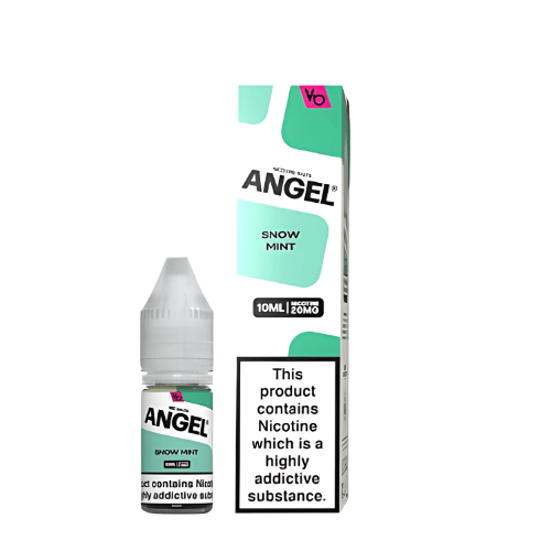 Angel Nic Salts 10ml - 20 mg Pack Of 10 - Eliquid Base - Snow Mint