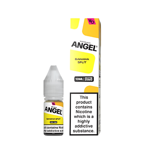 Angel Nic Salts 10ml - 20 mg Pack Of 10 - Eliquid Base - Banana Split