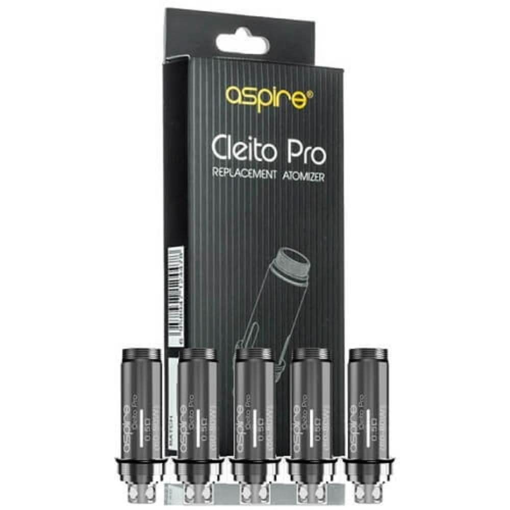 Aspire Cleito Pro Coils (5 Pcs) - Eliquid Base - 0.5 ohm