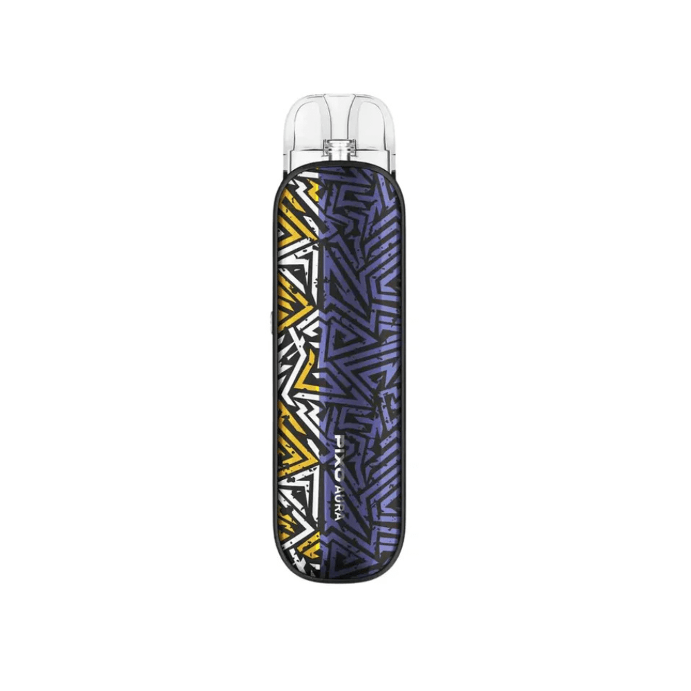 Aspire Pixo Aura Vape Kit - Eliquid Base - Graffiti Grey