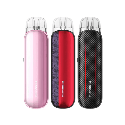 Aspire Pixo Aura Vape Kit - Eliquid Base - Carbon Black