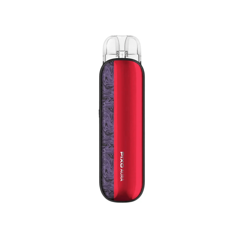 Aspire Pixo Aura Vape Kit - Eliquid Base - Crimson Red