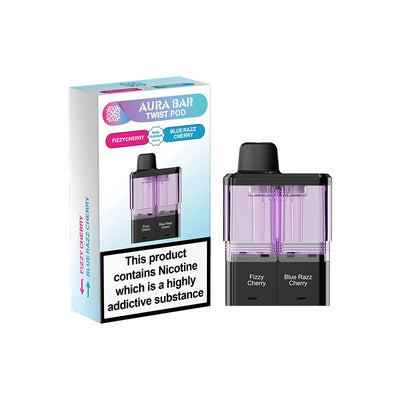 Crystal Prime Aura Bar Twist 40k Prefilled Pod + Refill Container