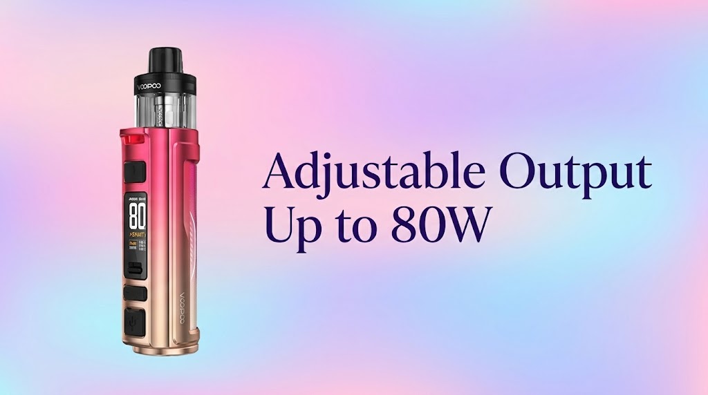 Adjustable Output Up to 80W