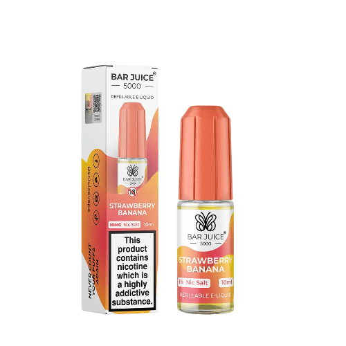 Bar Juice 5000 10ml Nic Salt E - Liquid - 1 X PIECE - Eliquid Base - Strawberry Banana