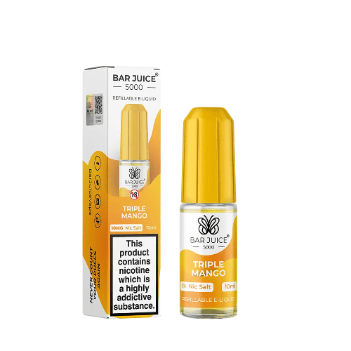Bar Juice 5000 10ml Nic Salt E - Liquid - 1 X PIECE - Eliquid Base - Triple Mango
