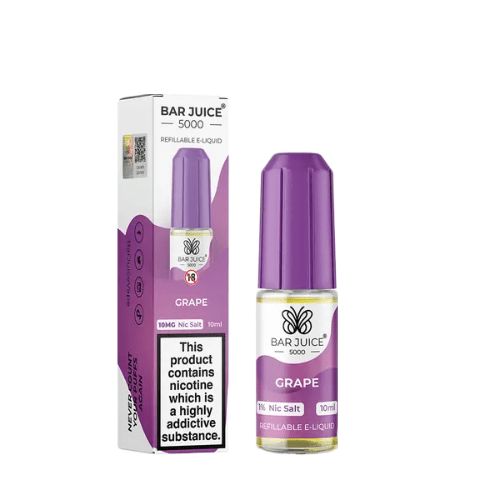 Bar Juice 5000 10ml Nic Salt E - Liquid - 1 X PIECE - Eliquid Base - Grape