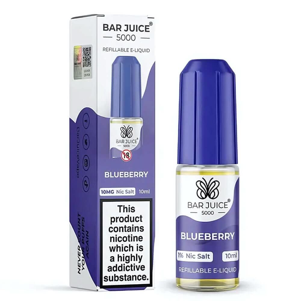 Bar Juice 5000 Nic Salt 10ml, Blueberry 