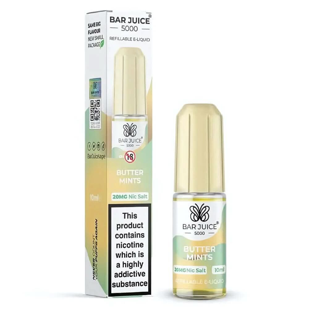 Bar Juice 5000 Nic Salt 10ml, Butter Mints 