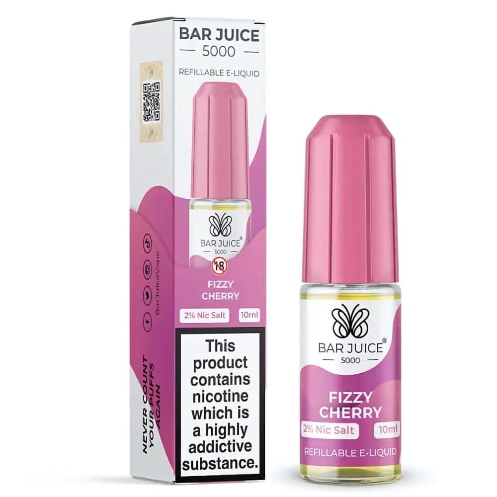 Bar Juice 5000 Nic Salt 10ml, Fizzy Cherry 