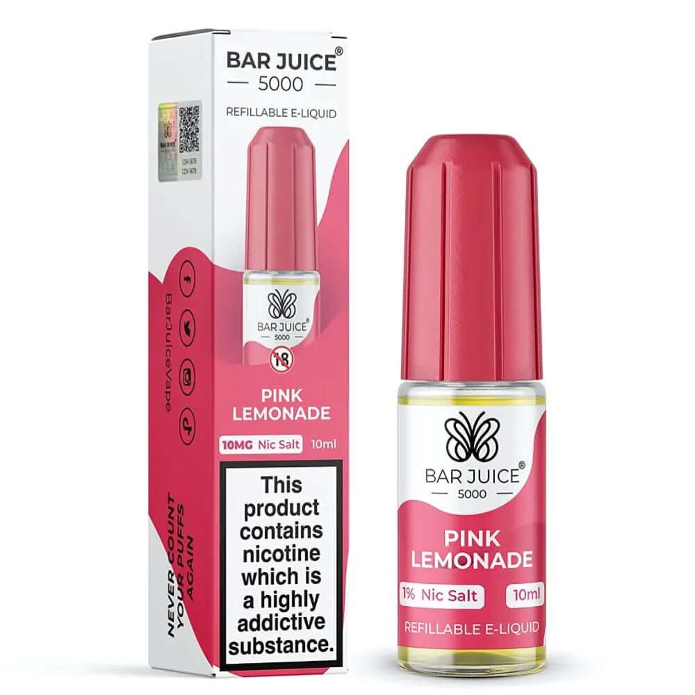 Bar Juice 5000 Nic Salt 10ml, Pink Lemonade 