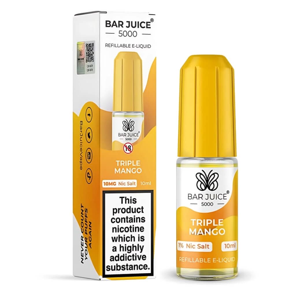 Bar Juice 5000 Nic Salt 10ml, Triple Mango 
