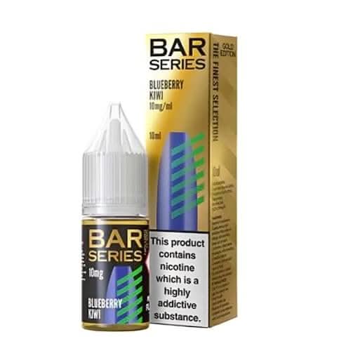 Bar Series Gold Edition 10ml Nic Salt - Pack of 10 - Blueberry Kiwi