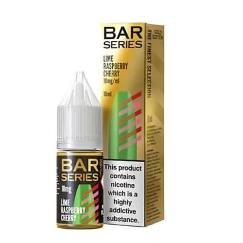 Bar Series Gold Edition 10ml Nic Salt - Pack of 10 - Lime Raspberry Cherry