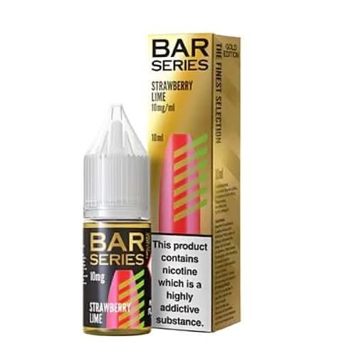 Bar Series Gold Edition 10ml Nic Salt - Pack of 10 - Strawberry Lime