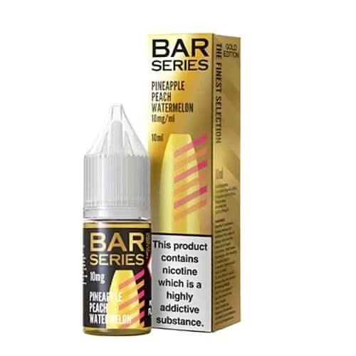 Bar Series Gold Edition 10ml Nic Salt - Pack of 10 -Pineapple Peach Watermelon