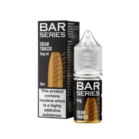 Bar Series Nic Salt 10ml E-Liquid - Pack of 10 - Eliquid Base-Cream Tobbaco