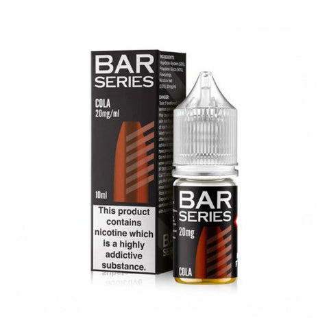 Bar Series Nic Salt 10ml E-Liquid - Pack of 10 - Eliquid Base-Cola