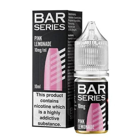 Bar Series Nic Salt 10ml E-Liquid - Pack of 10 - Eliquid Base-Pink Lemonade