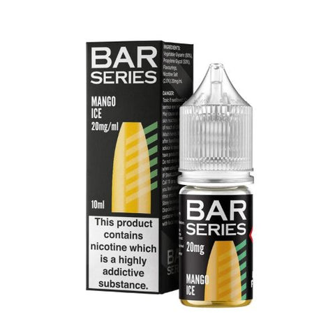 Bar Series Nic Salt 10ml E-Liquid - Pack of 10 - Eliquid Base-Mango Ice