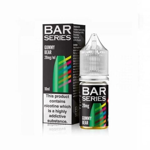 Bar Series Nic Salt 10ml E-Liquid - Pack of 10 - Eliquid Base-Gummy Bear