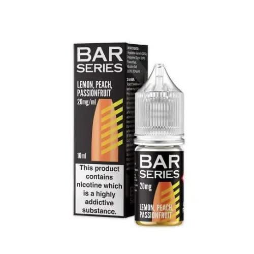 Bar Series Nic Salt 10ml E-Liquid - Pack of 10 - Lemon Peach Passionfruit