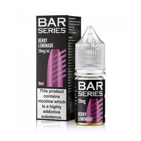 Bar Series Nic Salt 10ml E-Liquid - Pack of 10 - Eliquid Base-Berry Lemonade